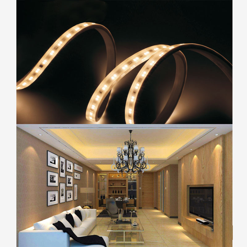 110V-120V Goi Tentsioko LED Strip Argiak